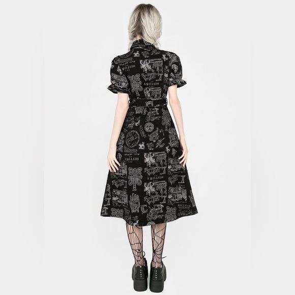 NWT Disturbia Heresy Midi Shirt Dress US 16 / UK 20 - Picture 3 of 8
